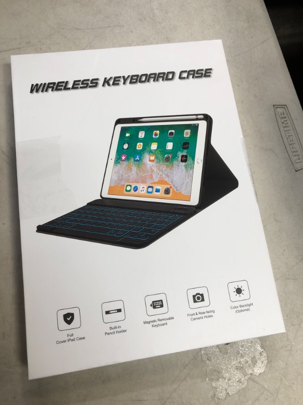 Photo 2 of OYEEICE Keyboard Case for iPad 10.9-inch(10th Generation 2022)-iPad 10th Gen Case - Detachable Bluetooth Backlit Magnetic Keyboard with Pencil Holder for iPad 10th Gen 10.9" 2022(Teal)