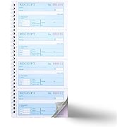 Photo 1 of Receipt Books,Money and Rent Receipt Book,3-Part Carbonless,5.31" x 11.22",Receipt Book for Small bBusiness