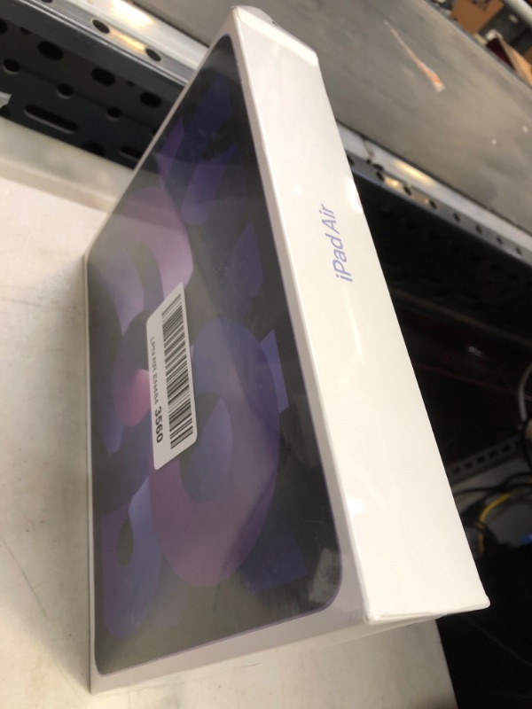 Photo 3 of Apple iPad Air (5th Generation): with M1 chip, 10.9-inch Liquid Retina Display, 64GB, Wi-Fi 6, 12MP front/12MP Back Camera, Touch ID, All-Day Battery Life – Purple WiFi Purple 64GB****Factory Sealed