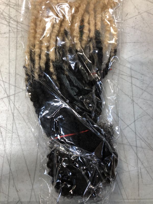 Photo 2 of Orientfashion Loc Extensions Human Hair,Human Hair Dreadlock Extensions,Human Hair Loc Extensions,Curly Loc Extensions Human Hair And Textured Locs Extensions Curly Ends,Natural Black Textured Locs Human Hair Can Be Dyed Bleached Curled and Twisted With F