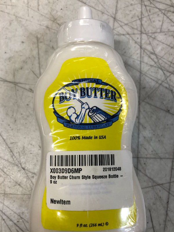 Photo 2 of Boy Butter Churn Style Squeeze Bottle - 9 oz