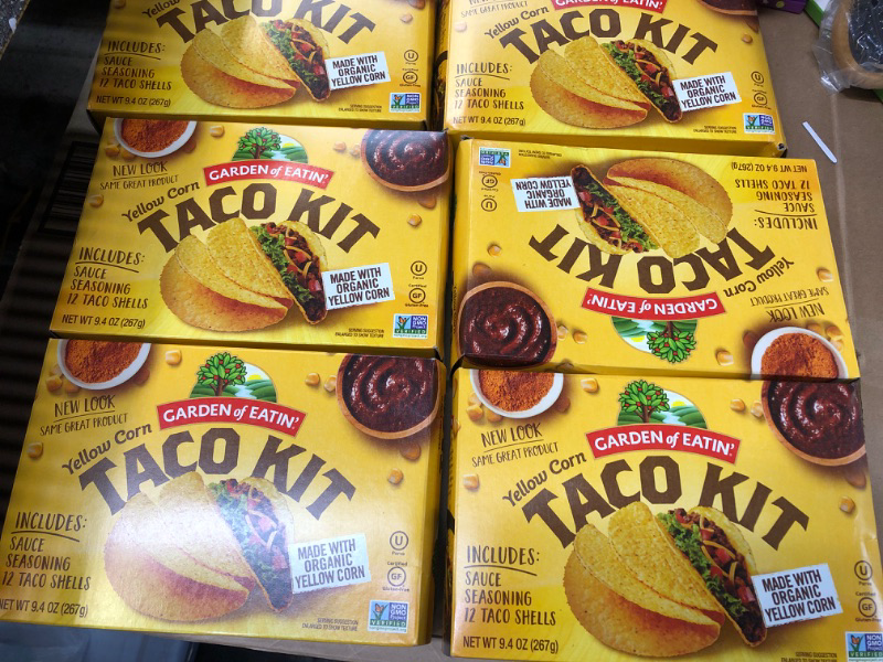 Photo 1 of 5pcs---Garden of Eatin' Taco Dinner Kit, Yellow Corn, 12 Taco Shells Yellow Corn 9.4 Ounce  