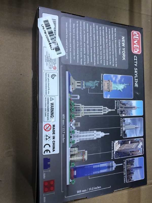 Photo 2 of dOvOb Architecture New York Skyline Micro Mini Blocks Building Set, 3048 Pieces Bricks,3D Puzzle Collection Model Kit as Gift for Adults or Kids