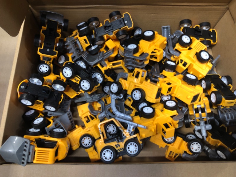 Photo 2 of 18PCS Mini Construction Trucks, 