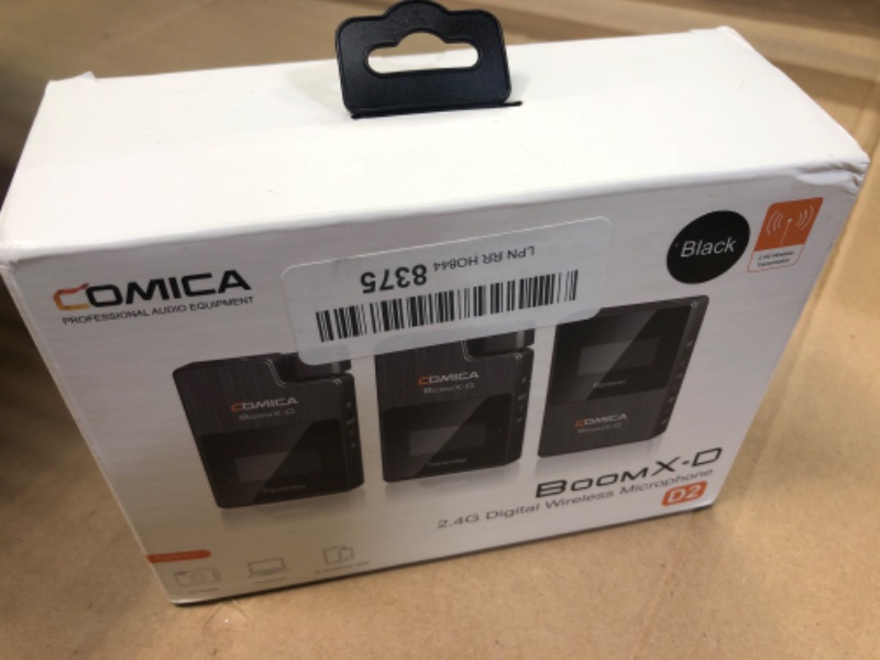 Photo 2 of Comica BoomX-D Compact 2.4 GHz Dual Wireless Microphone System with 2X Transmitter & 1x Receiver for Android Smartphones