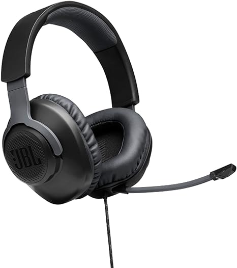 Photo 1 of JBL Free WFH Wired Over-Ear Headset with Detachable Mic - Black

