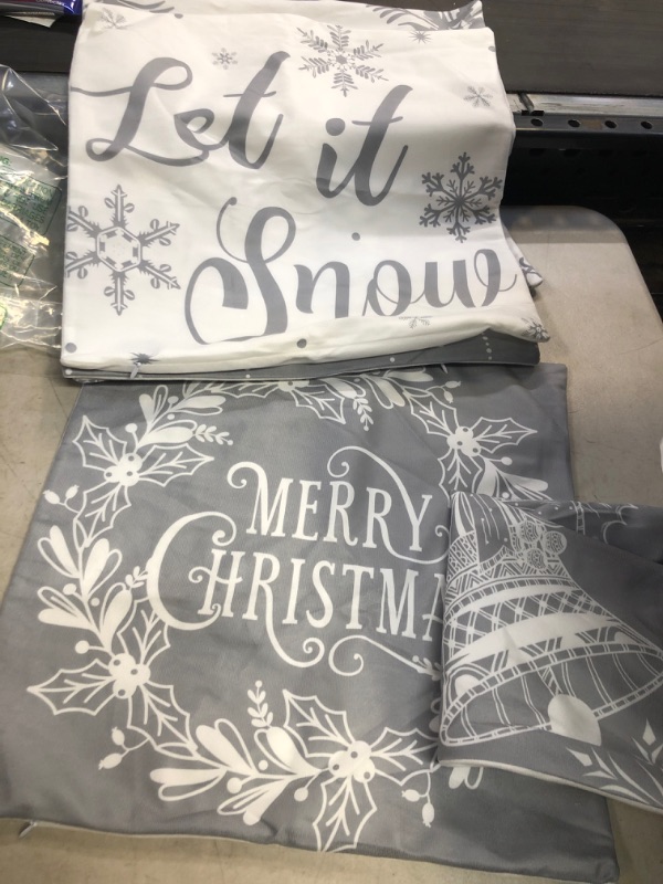 Photo 1 of 4Pcs Christmas Décor Pillow Cover