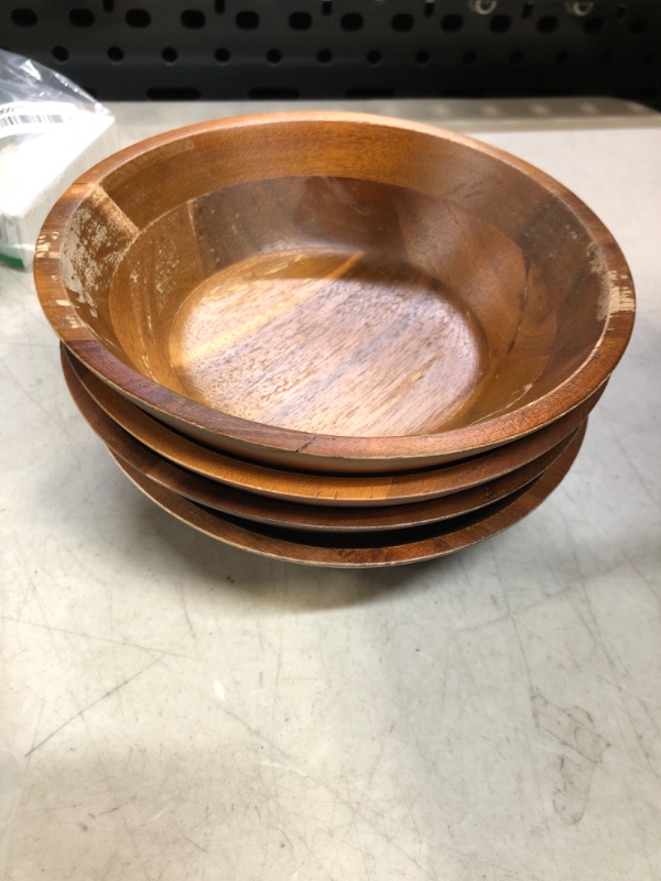 Photo 1 of 4Pack Small Wooden Bowl 