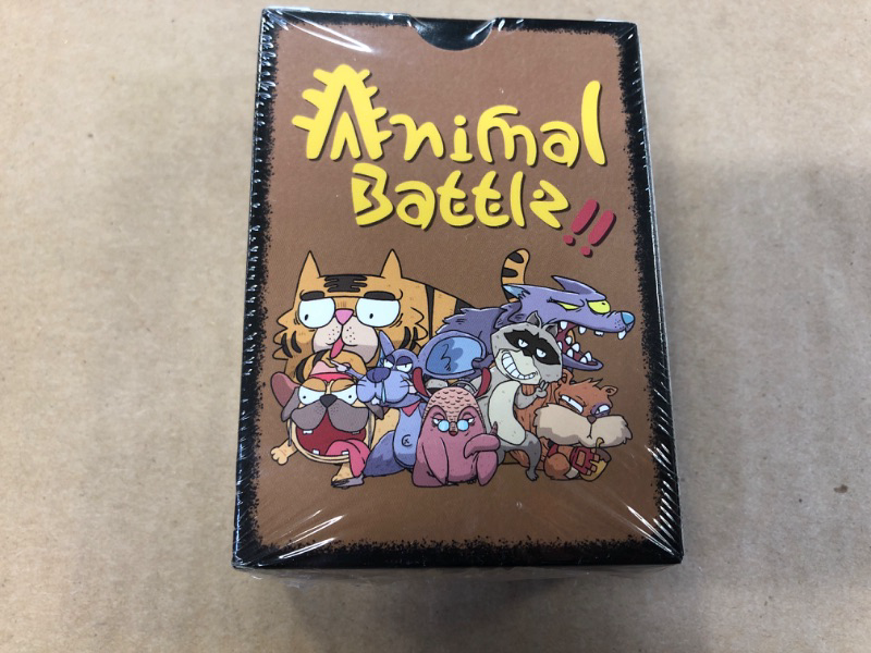 Photo 3 of Animal Battle Party Card Games For Family Game Night - Best Gift For Adults, Teens & Kids And Fans Of Family Games , Board Games And Card games - Easy Fun Family Party Games - 2-8 Players - Age 7+
