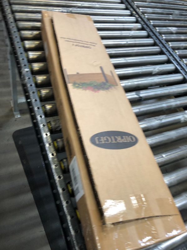 Photo 1 of OIPRTGFJ Wood Rectangular Garden Planter Box Raised Bed Outdoor,Planters for Outdoor Plants 37x13x15in Elevated Herbs Vegetables Flowers Great Patio Deck Balcony 37*12.6*15