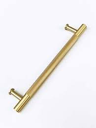 Photo 1 of 5Pack Knurled Texture Solid Brass Cabinet Handle 