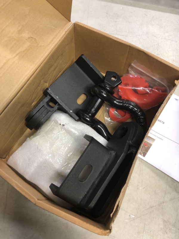 Photo 1 of WeiSen Front Tow Hook Shackle Brackets w/ 3/4inch Shackle Mount Compatible with 2009-2023 Toyota Tacoma Black