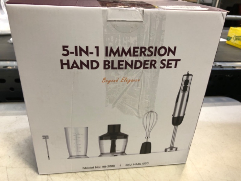 Photo 1 of 5In1 Immersion Hand Blender Set