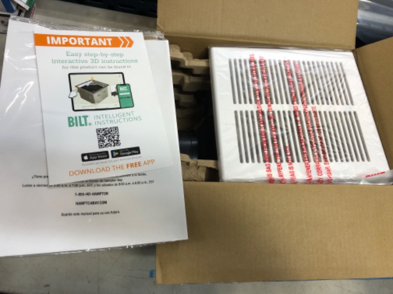 Photo 1 of Hampton bay 80 CFM Ceiling Mount fan