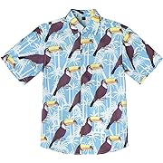 Photo 1 of Boy's Size L--Haydendear Little & Big Boys Button Down Hawaiian Shirts Short Sleeve Tropical Aloha Dress Shirt Tops for Kids Toddlers 14T