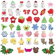 Photo 1 of 45PCS Christmas Mochi Squishy Toys Squishies Christmas Toys for Kids Girls Boys Christmas Party Favors Christmas Treat Bags Gifts