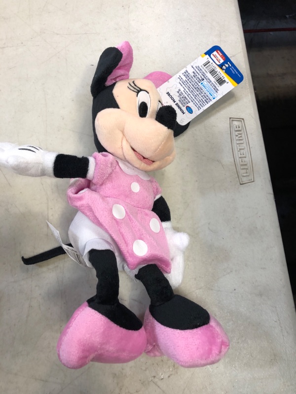 Photo 2 of Just Play Disney Minnie Mouse 11 inch Child Plush Toy Stuffed Character Doll in Pink Dress