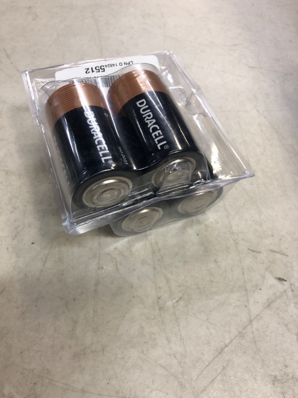 Photo 2 of 4Pack Duracell Coppertop C Alkaline Batteries, 4 Count