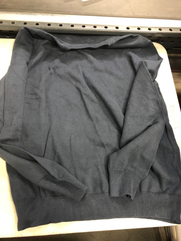 Photo 2 of -Size L-Amazon Essentials Men's Crewneck Sweater Large Navy