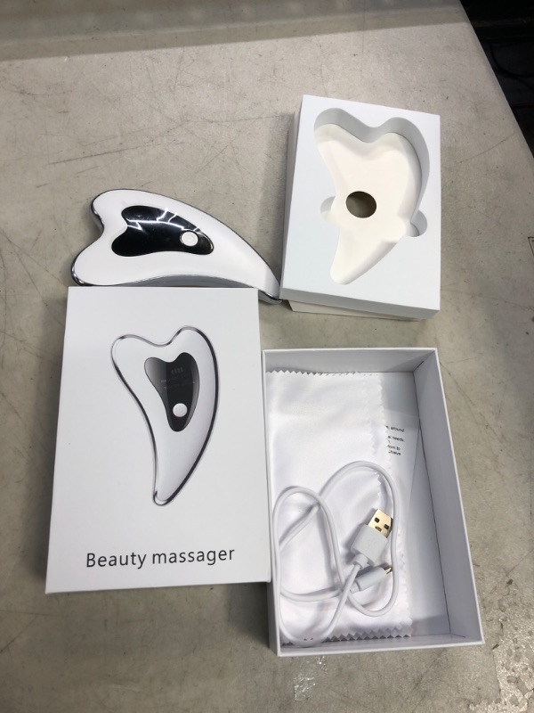 Photo 2 of izeepe Electric Gua Sha Facial Tools - Face Sculpting Tool / Lift Device - Heated & Vibration & Red Light Massager, Anti-Aging & Wrinkles