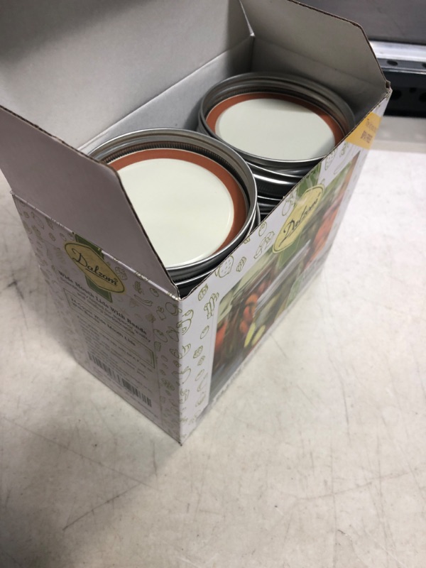 Photo 2 of  Canning Lids with Rings Wide Mouth, Premium Mason Jar Lids with Bands