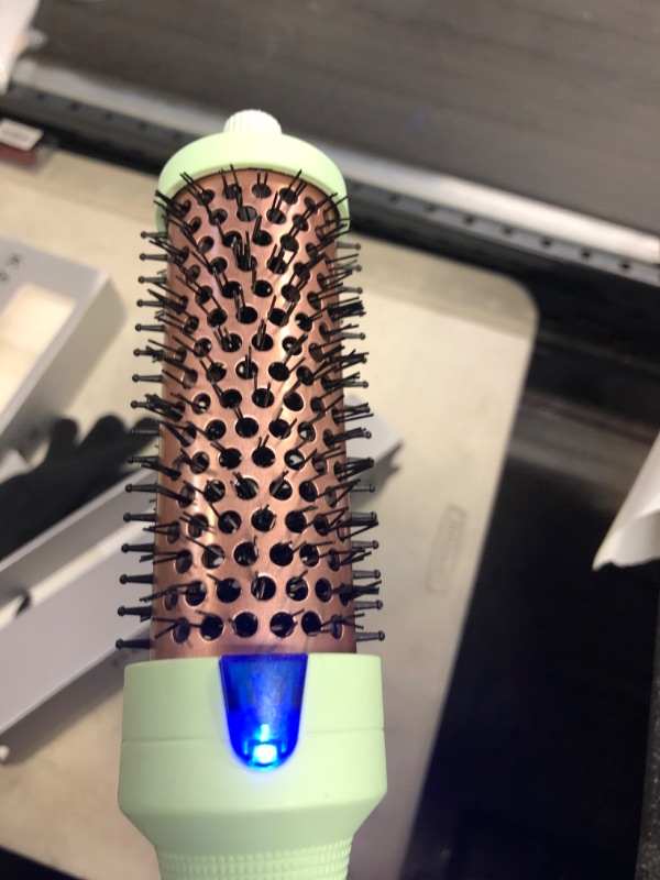 Photo 2 of 1.5 Inch Curling Iron Brush Ceramic 1 1/2 Inch Double MCH Heated Hair Curling Comb Tourmaline Ionic Hair Curler Curling Iron Dual Voltage for Traveling On Long Medium Hair (1.5 Inch)