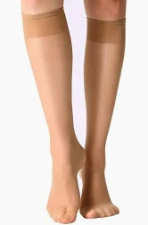 Photo 1 of 3Pack Sheer Knee Socks for Women -Bronze