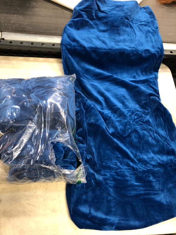 Photo 1 of 4Pack  Chair Covers Velvet-Royal Blue