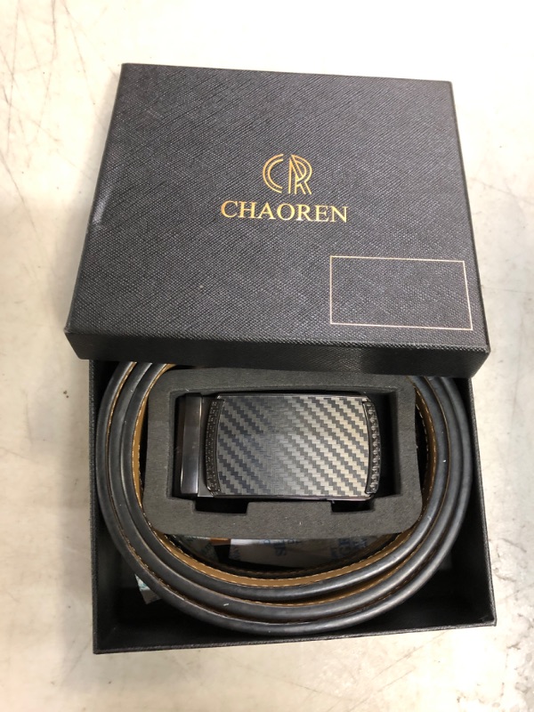 Photo 1 of CHAOREN Mens Dress Belt - Ratchet Belt Leather 1 1/4" Comfort Click