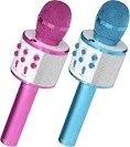 Photo 1 of Set of 2--Wireless Microphone Blue/Pink