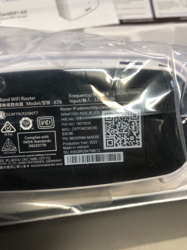 Photo 3 of ASUS ZenWiFi AX6600 Tri-Band Mesh WiFi 6 System (XT8 2PK) - Whole Home Coverage up to 5500 sq.ft & 6+ rooms, AiMesh, Included Lifetime Internet Security, Easy Setup, 3 SSID, Parental Control, White AX6600 | Tri-Band | 2PKs