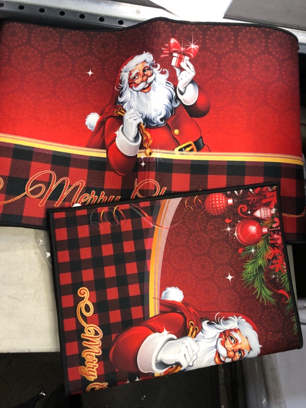 Photo 1 of 2Pcs Christmas Floor Mat