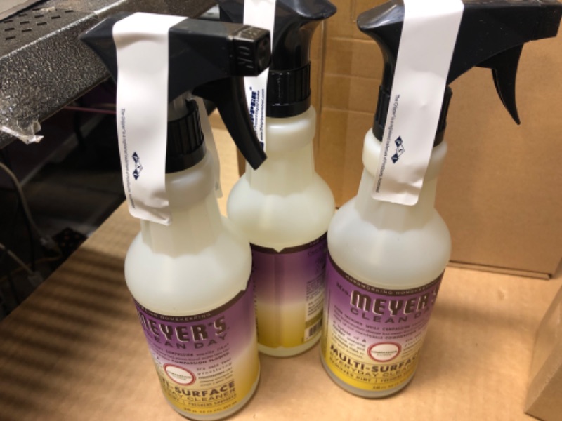 Photo 1 of 3pcs--MRS. MEYER'S CLEAN DAY, Limited Edition Compassion Flower Scent (Multi-Purpose Everyday Cleaner)