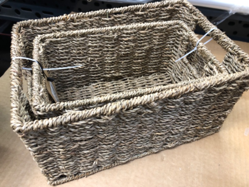 Photo 1 of 2 pcs Decorative Baskets 