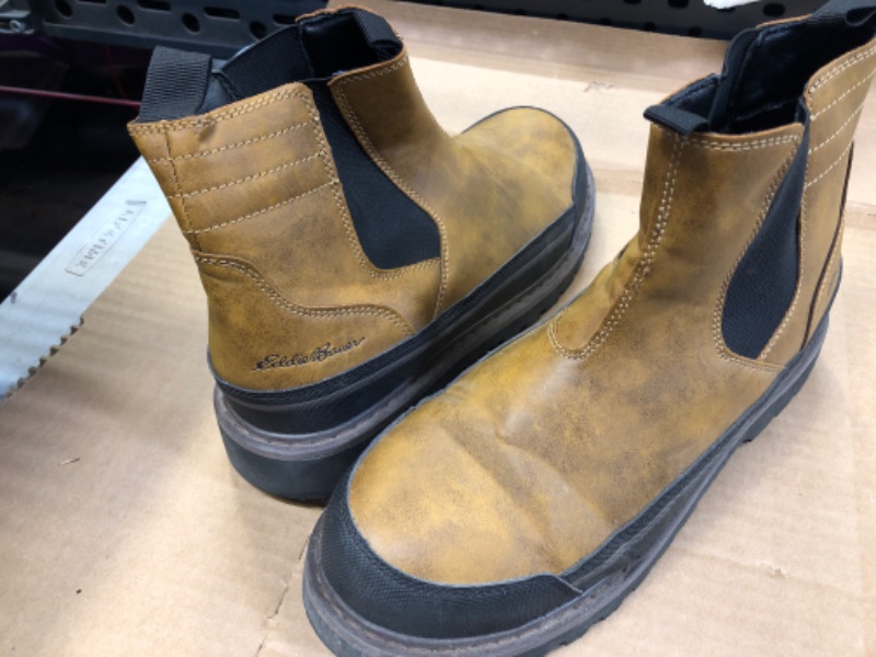 Photo 2 of 9.5--Eddie Bauer Tradesman Steel Toe Men's Work Boots
