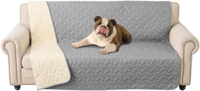 Photo 1 of Ameritex Pet Bed Cover Dog Bed Blanket for Sofa and Furniture Waterproof New Pattern Design (52x82 Inch, Light Grey)
