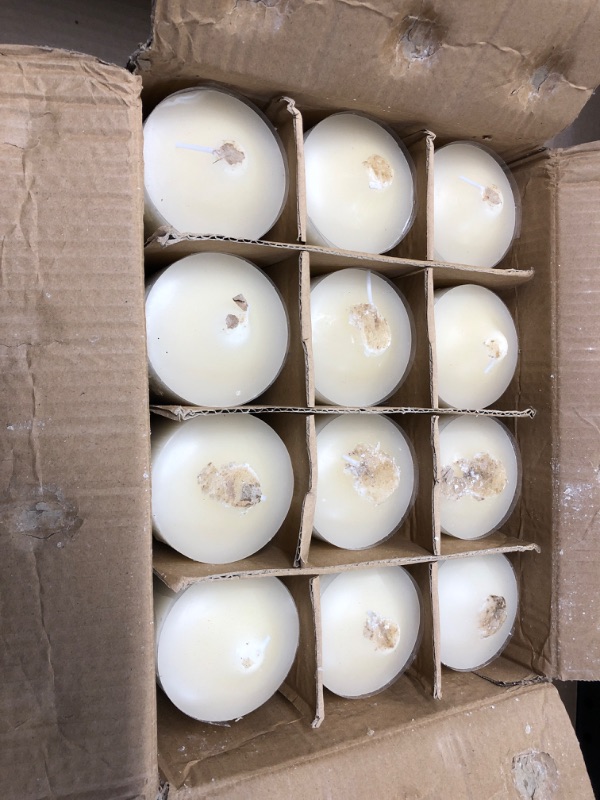 Photo 2 of 3 x 9 Unscented Pillar Candles for Home Decoration, Weddings, Relaxation, Spa, Smokeless Cotton Wick. (12 Pack)