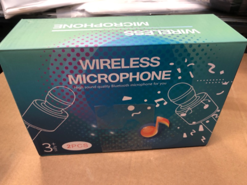 Photo 2 of 2pcs---3+ Ages WIRELESS MICROPHONE! High sound quality Bluetooth microphone
