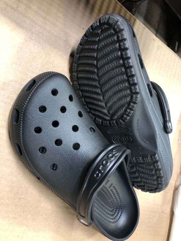 Photo 2 of  -Crocs Unisex-Adult Classic Clogs 13 Women/11 Men Black