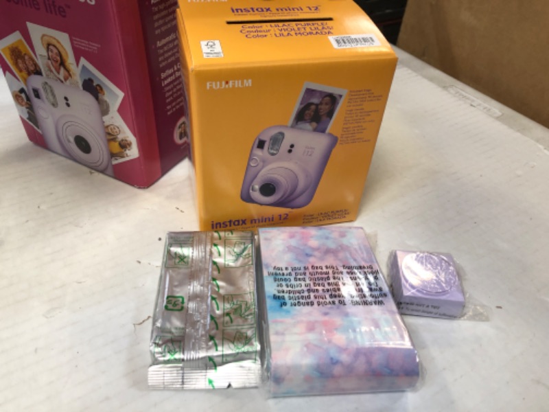 Photo 2 of Fujifilm Instax Mini 12 Purple Holiday Bundle 2023