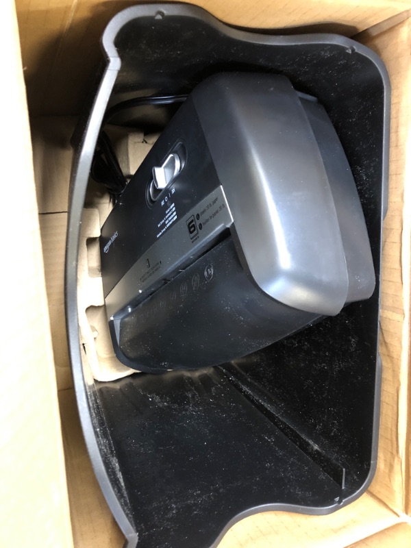 Photo 2 of Amazon Basics 6-Sheet Cross-Cut Paper Shredder 