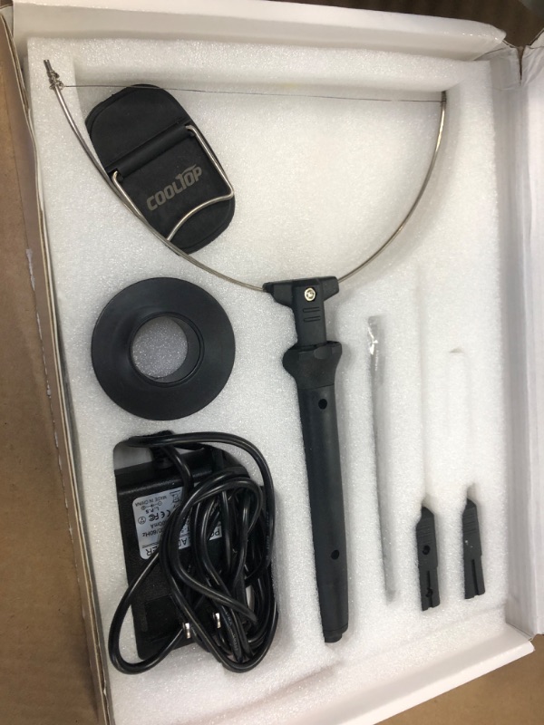 Photo 1 of Cooltop Hot Wire Foam Cutter kit,18W Styrofoam Knife Cutter Electric Hot Wire Foam Cutting Tool, Heated Foam Carving Knife Kit with Cleaning Pen…