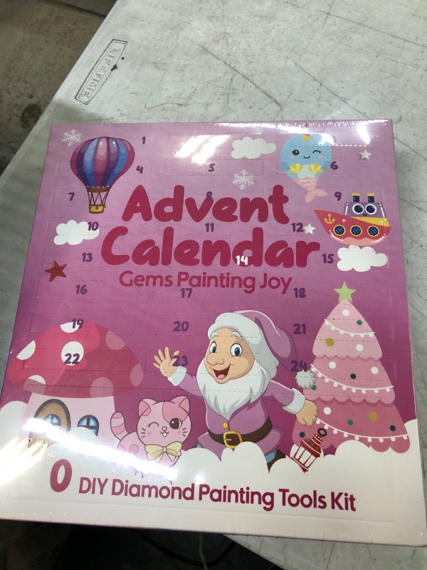 Photo 2 of Diamond Painting Advent Calendar for Girls - DIY Gem Arts and Crafts, Christmas Gifts for Ages 4-12 2-Princess Charms