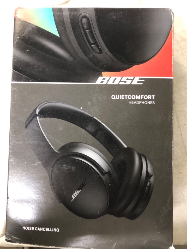 Photo 2 of NEW Bose QuietComfort Wireless Noise Cancelling Headphones, Bluetooth Over Ear Headphones with Up To 24 Hours of Battery Life, Black