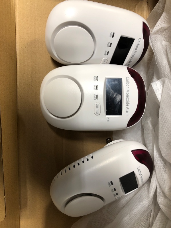 Photo 2 of 
3 Packs Carbon Monoxide Detectors - Hembisen Carbon Monoxide Detector Plug in Type CO Alarm Monitor with Digital Display, Accurate