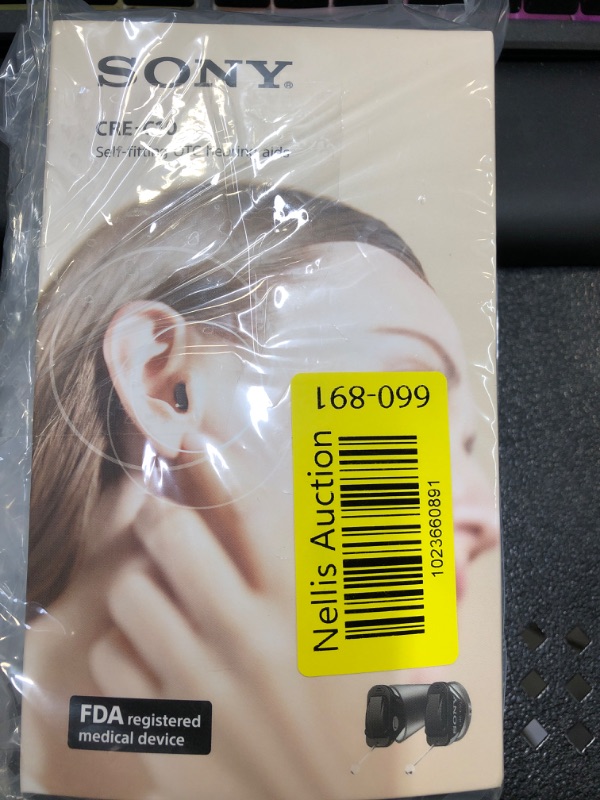 Photo 3 of Sony CRE-C10 Self-Fitting OTC Hearing Aid for Mild to Moderate Hearing Loss, Black