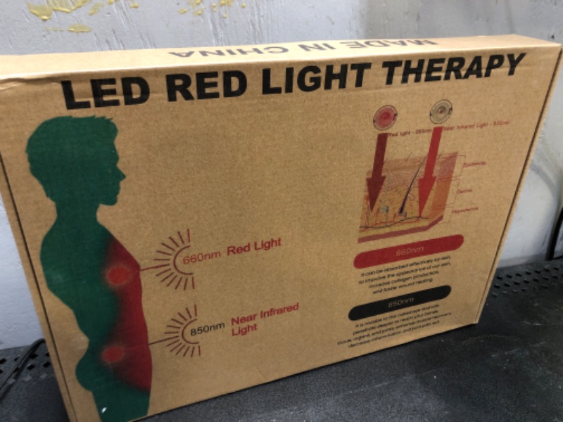 Photo 2 of YMM Red Light Therapy for Body, All Metal Red Light Therapy Device with Stand (30"-78"), 660nm Red Light & 850nm Near Infrared Light Therapy Combo Bulb, Red Light Therapy for Face and Pain Relief