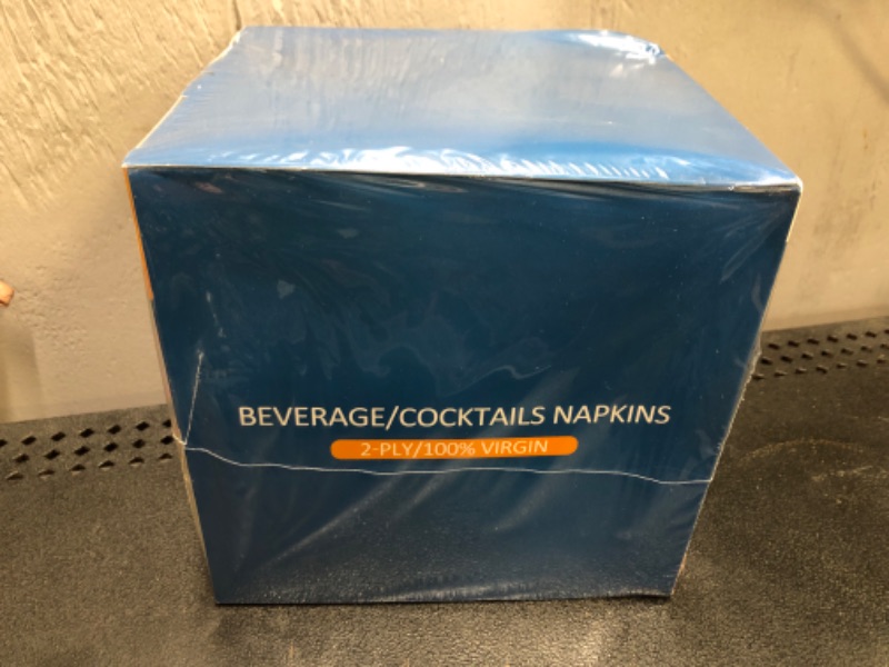 Photo 1 of 200 Count Cocktails Napkins Premium Quality, 2 Ply White Beverage Napkins Disposable, Fold Size 6.5" X 6.5", Paper Hand Towels Absorbent, Soft Tissue for Bar Party Kitchen Wedding Birthday 6.5 x6.5IN 200pcs