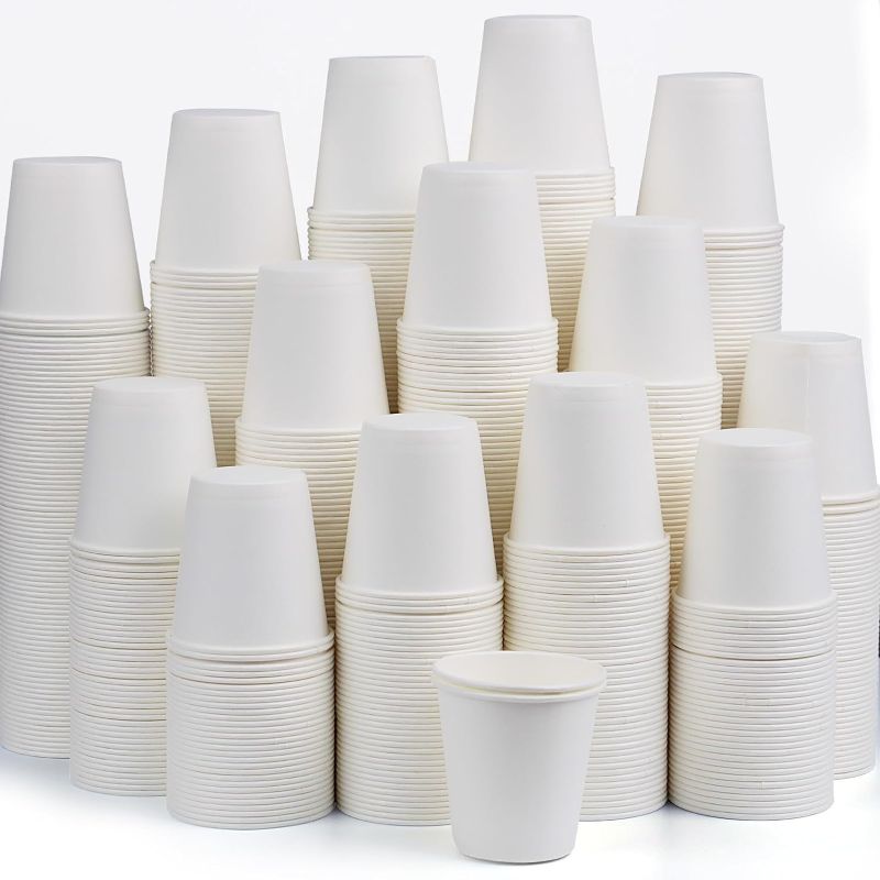 Photo 1 of  Pureegg Paper Cups - 500-Pack Bathroom Cups, Disposable  