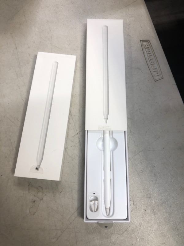 Photo 2 of Gatatol Magnetic Pen for iPad, Wireless Charging Alternative Stylus for Apple Pencil 2nd Generation, Compatible with iPad Pro 12.9" 3/4/5/6, iPad Pro 11" 1/2/3/4, iPad Air 4/5, iPad Mini 6-White